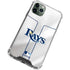 MLB Tampa Bay Rays Home Jersey iPhone 12 Pro Max Clear Case