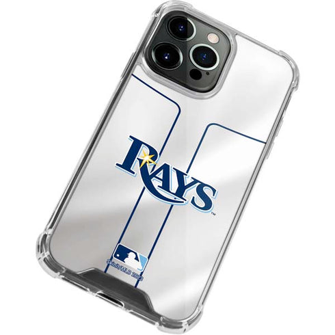 MLB Tampa Bay Rays Home Jersey iPhone 13 Pro Clear Case