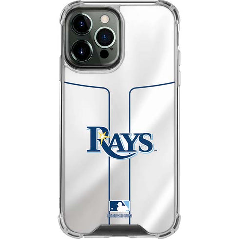 MLB Tampa Bay Rays Home Jersey iPhone 13 Pro Max Clear Case
