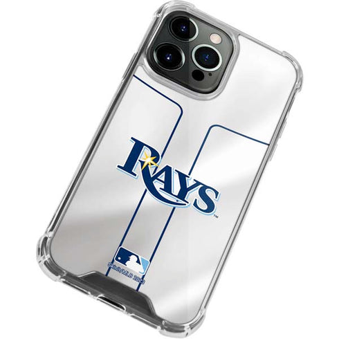 MLB Tampa Bay Rays Home Jersey iPhone 13 Pro Max Clear Case
