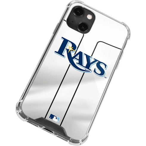 MLB Tampa Bay Rays Home Jersey iPhone 15 Plus Clear Case