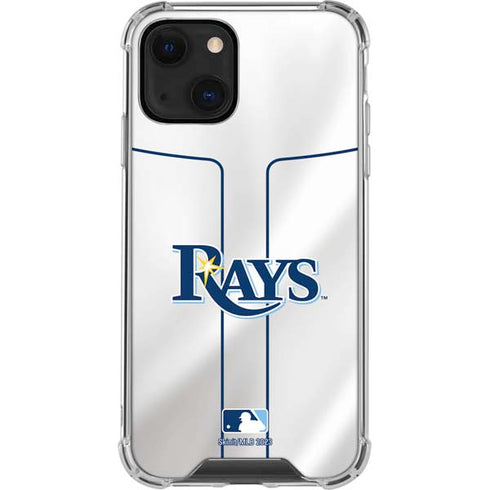 MLB Tampa Bay Rays Home Jersey iPhone 14 Plus Clear Case