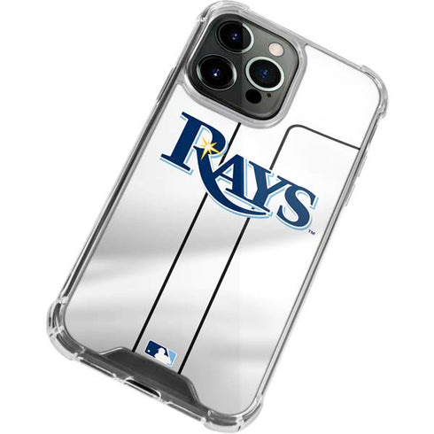MLB Tampa Bay Rays Home Jersey iPhone 15 Pro Clear Case