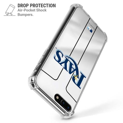MLB Tampa Bay Rays Home Jersey iPhone 7/8 Plus Clear Case