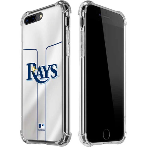 MLB Tampa Bay Rays Home Jersey iPhone 7/8 Plus Clear Case