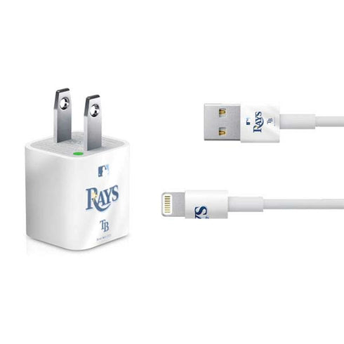 MLB Tampa Bay Rays Home Jersey iPhone Charger (5W USB) Skin