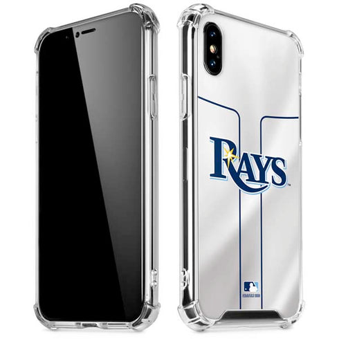 MLB Tampa Bay Rays Home Jersey iPhone XS Max Clear Case