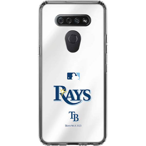 MLB Tampa Bay Rays Home Jersey LG K51/Q51 Clear Case