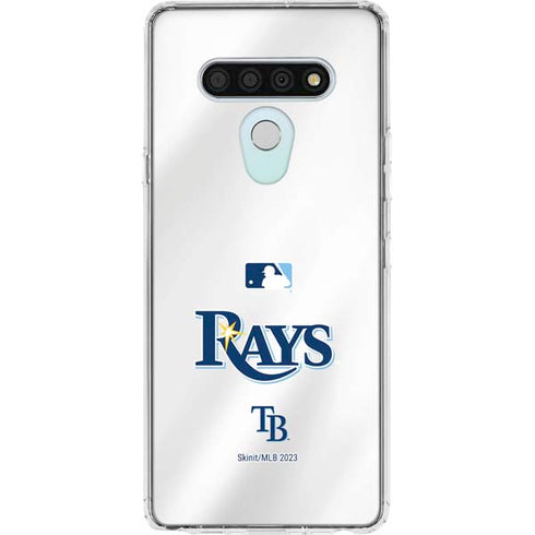 MLB Tampa Bay Rays Home Jersey LG Stylo 6 Clear Case