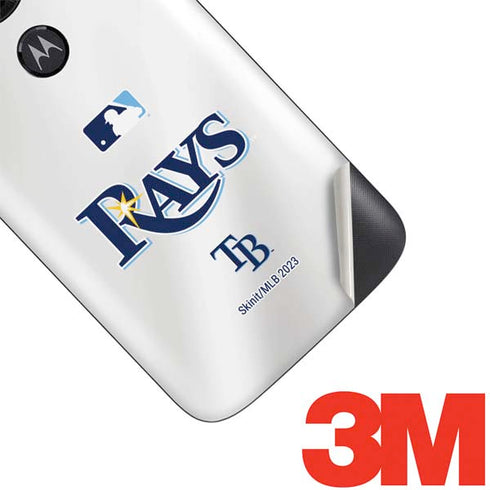 MLB Tampa Bay Rays Home Jersey Moto E5 Play Skin