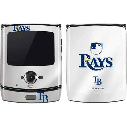 MLB Tampa Bay Rays Home Jersey Motorola RAZR Skin