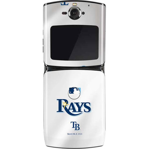MLB Tampa Bay Rays Home Jersey Motorola RAZR Skin