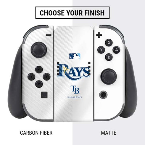 MLB Tampa Bay Rays Home Jersey Nintendo Switch Bundle Skin