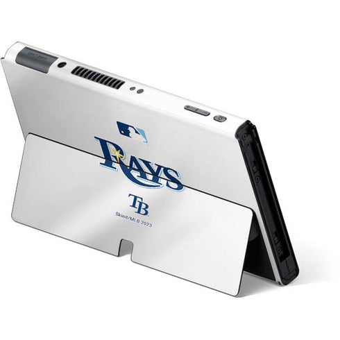 MLB Tampa Bay Rays Home Jersey Nintendo Switch OLED (2021) Skin
