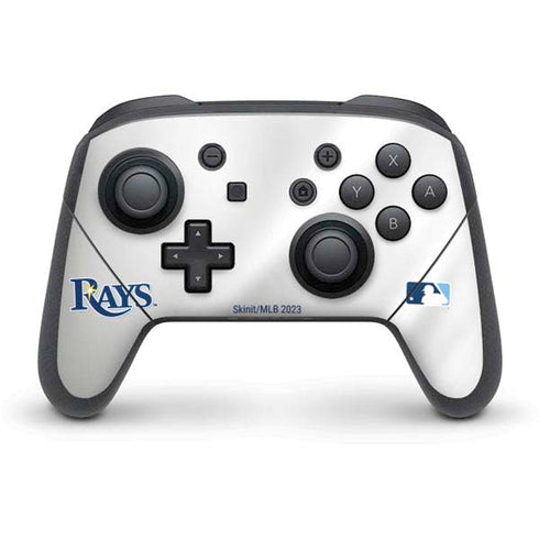 MLB Tampa Bay Rays Home Jersey Nintendo Switch Pro Controller Skin