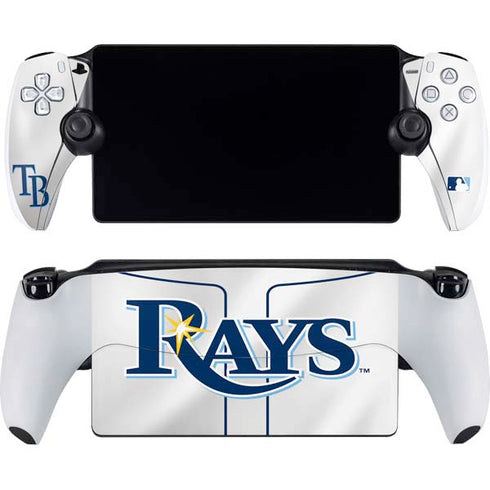 MLB Tampa Bay Rays Home Jersey PlayStation Portal Remote Player Skin