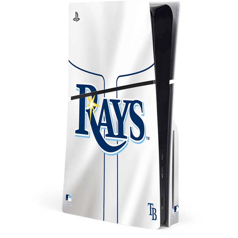MLB Tampa Bay Rays Home Jersey PS5 Slim Disk Console Skin