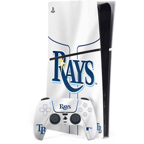 MLB Tampa Bay Rays Home Jersey PS5 Slim Digital Edition Bundle Skin