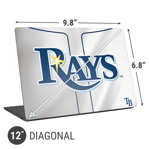 MLB Tampa Bay Rays Home Jersey Universal Laptop 12in (9.8 x 6.8in) Skin