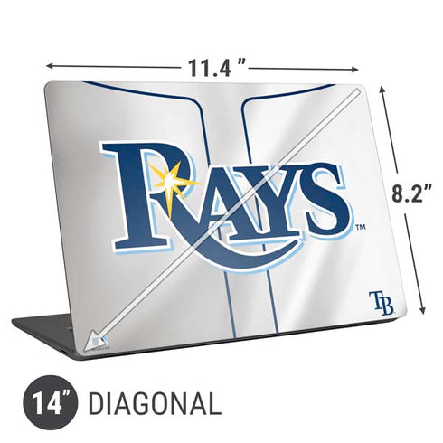 MLB Tampa Bay Rays Home Jersey Universal Laptop 14in (11.4 x 8.2in) Skin
