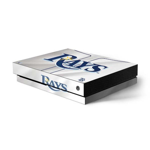 MLB Tampa Bay Rays Home Jersey Xbox One X Console Skin