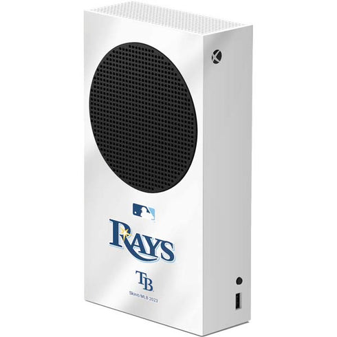 MLB Tampa Bay Rays Home Jersey Xbox Series S Console Skin
