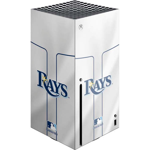 MLB Tampa Bay Rays Home Jersey Xbox Series X Console Skin