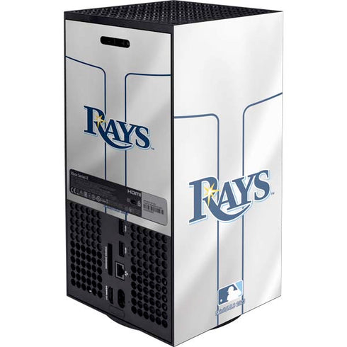 MLB Tampa Bay Rays Home Jersey Xbox Series X Console Skin