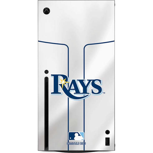 MLB Tampa Bay Rays Home Jersey Xbox Series X Console Skin