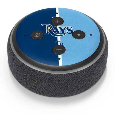MLB Tampa Bay Rays Split Amazon Echo Dot Skin