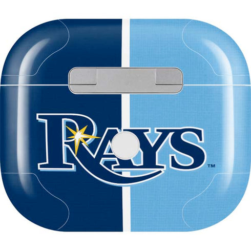 MLB Tampa Bay Rays Split Apple AirPods (3rd Gen 2021) Skin