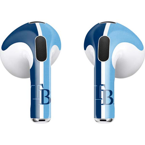 MLB Tampa Bay Rays Split Apple AirPods (3rd Gen 2021) Skin