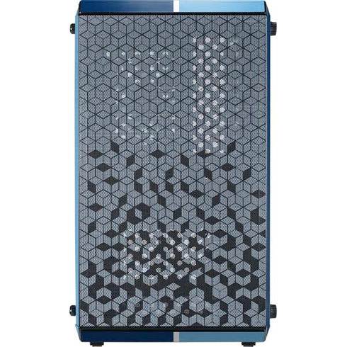 MLB Tampa Bay Rays Split Cooler Master MasterBox Q300L Mini Tower Skin