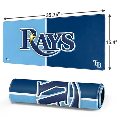 MLB Tampa Bay Rays Split Gaming Mouse Pad