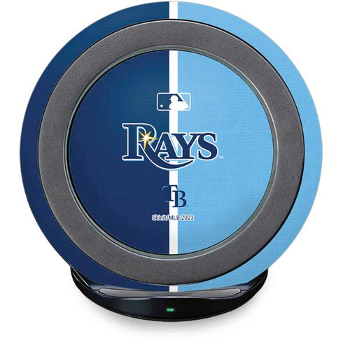 MLB Tampa Bay Rays Split Fast Charge Wireless Charging Stand Skin