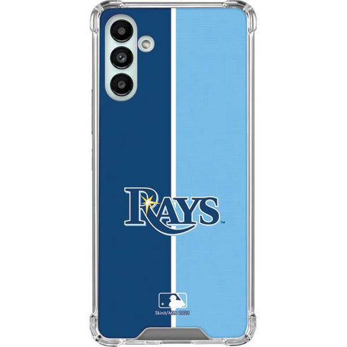 MLB Tampa Bay Rays Split Galaxy A13 5G Clear Case