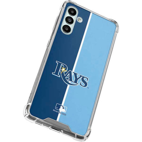 MLB Tampa Bay Rays Split Galaxy A13 5G Clear Case