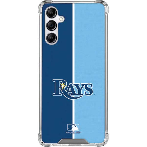 MLB Tampa Bay Rays Split Galaxy A14 5G Clear Case