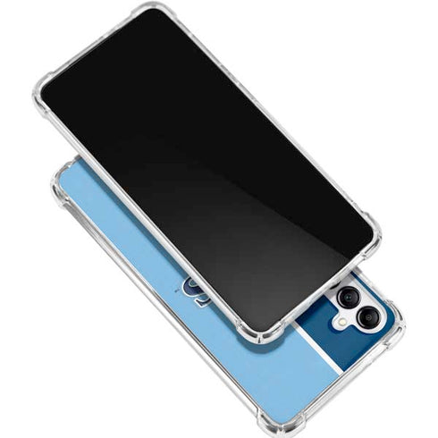 MLB Tampa Bay Rays Split Galaxy A15 5G Clear Case