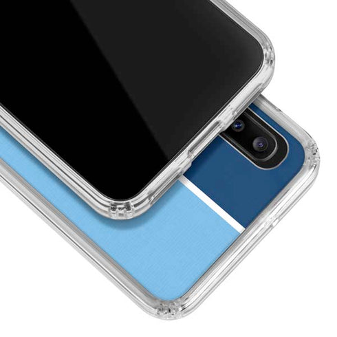 MLB Tampa Bay Rays Split Galaxy A30 Clear Case