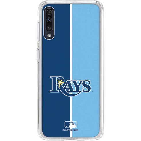 MLB Tampa Bay Rays Split Galaxy A50 Clear Case