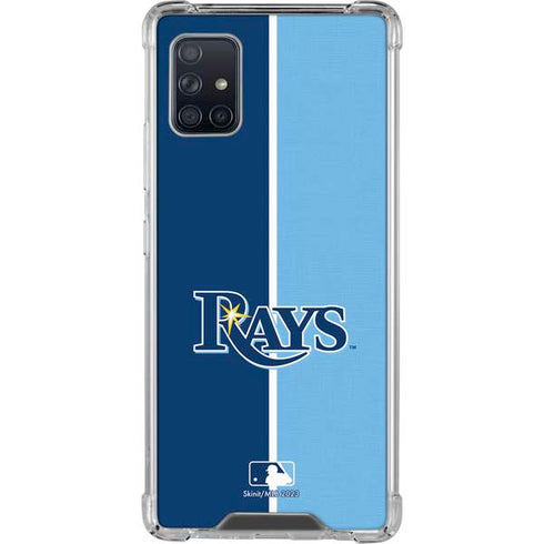 MLB Tampa Bay Rays Split Galaxy A51 5G Clear Case