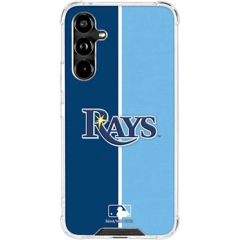 MLB Tampa Bay Rays Split Galaxy A54 5G Clear Case