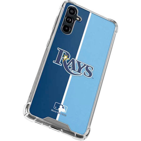 MLB Tampa Bay Rays Split Galaxy A54 5G Clear Case