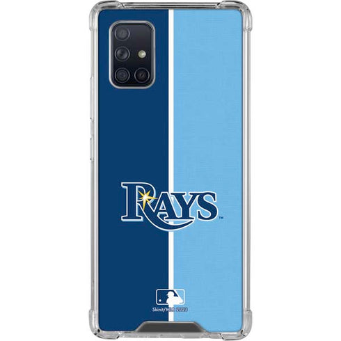 MLB Tampa Bay Rays Split Galaxy A71 5G Clear Case