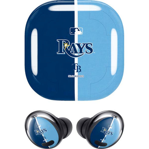 MLB Tampa Bay Rays Split Galaxy Buds Pro Skin