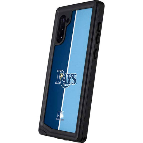 MLB Tampa Bay Rays Split Galaxy Note 10 Waterproof Case