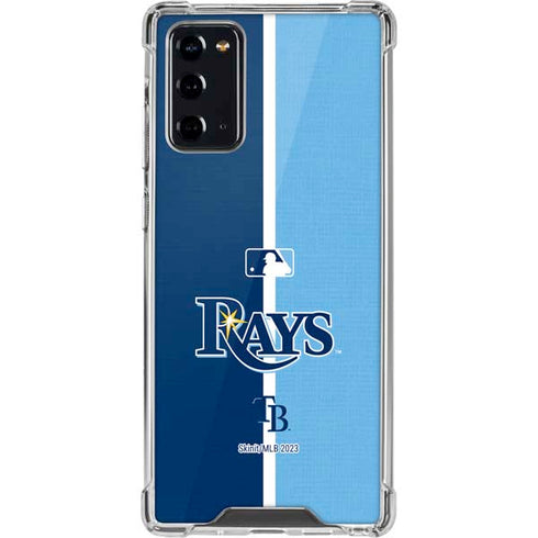 MLB Tampa Bay Rays Split Galaxy Note20 5G Clear Case