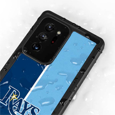 MLB Tampa Bay Rays Split Galaxy Note20 Ultra 5G Waterproof Case