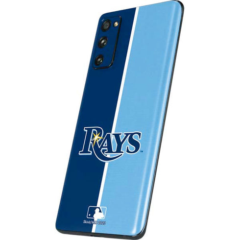 MLB Tampa Bay Rays Split Galaxy S20 Fan Edition Skin